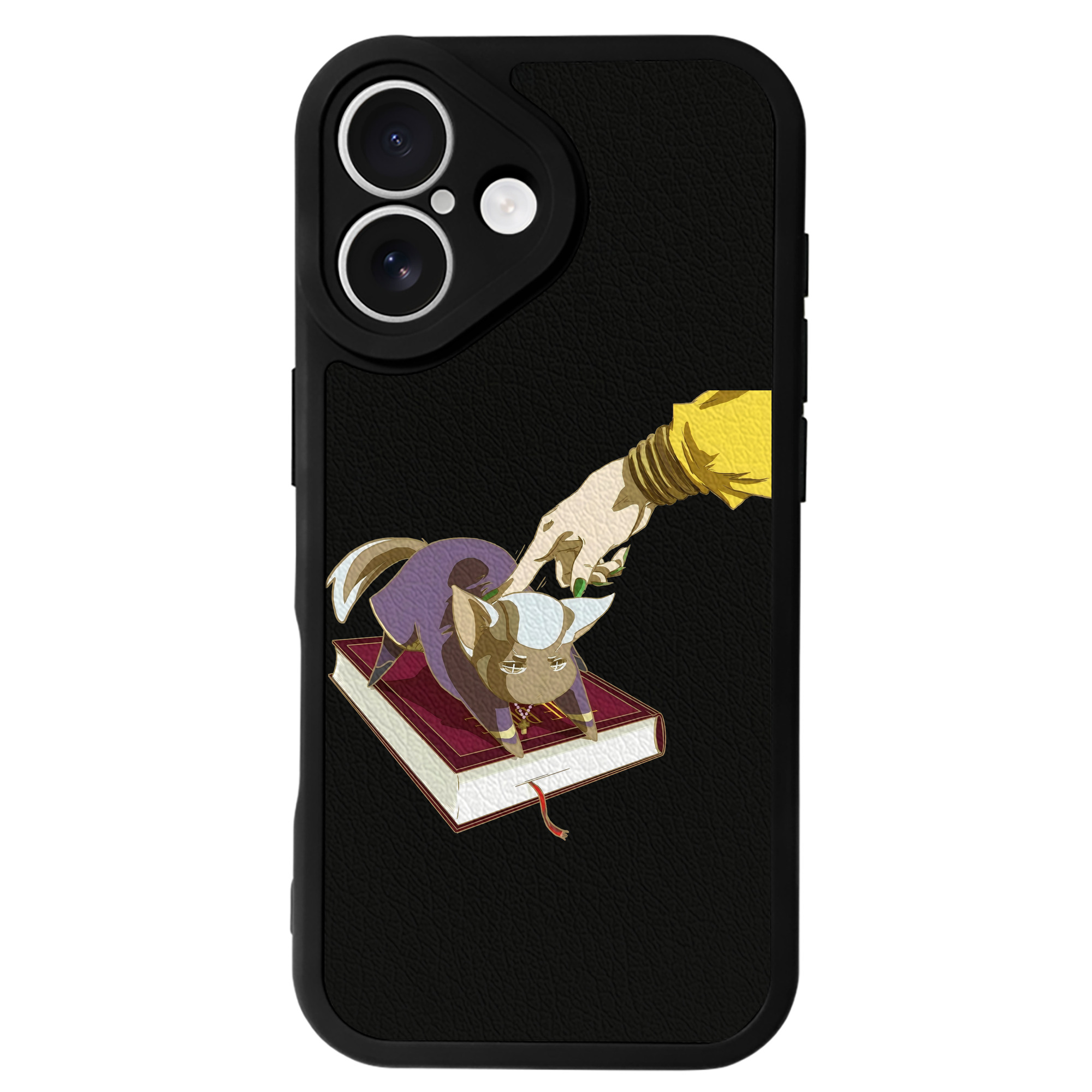 （画像用） ジョジョの奇妙な冒険 JoJo's Bizarre Adventure 【iPhone 16シリーズ対応】シリコンスマホケース（レザー調） 材質：シリコン